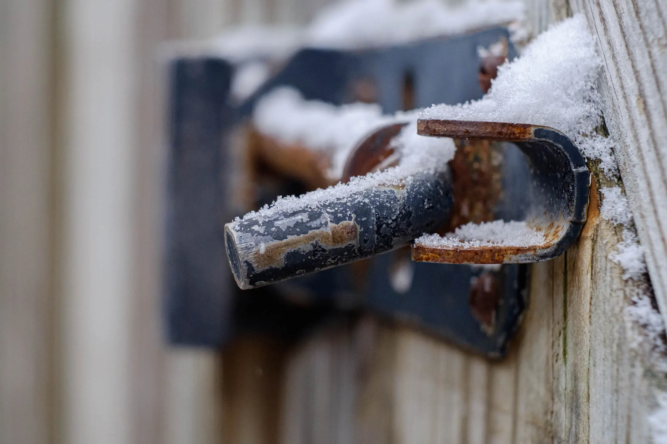 The rusted lock