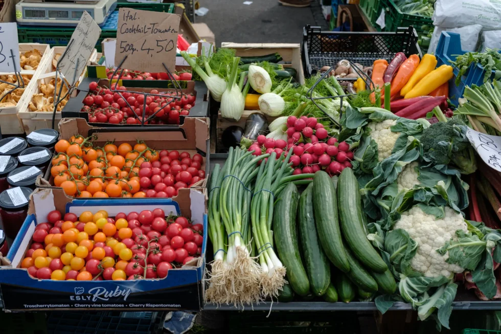 Photos of the local farmer’s market in offenbach